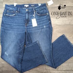 Good American Juniors Good Petite Bootcut Jeans Size 15